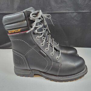 CATERPILLAR ECHO WATERPROOF STEEL TOE WORK BOOTS WOMEN SIZE 7.5 P90899 - NEW